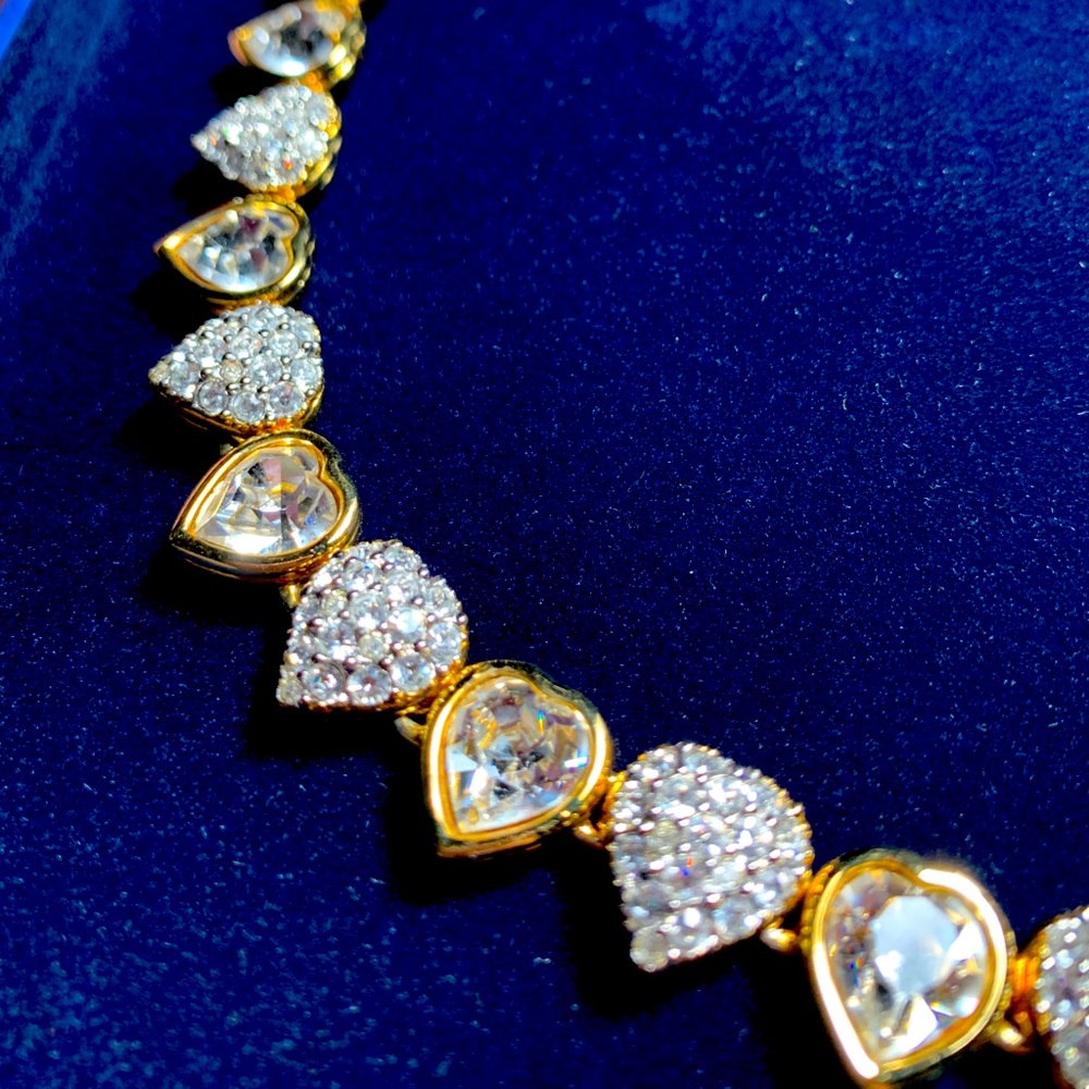 Swarovski All Around Crystal Heart Choker
